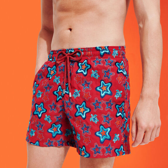 Men Embroidered Swim Trunks Stars Gift - Limited Edition