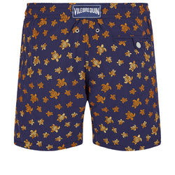 Men Embroidered Swim Trunks Micro Ronde Des Tortues - Limited Edition